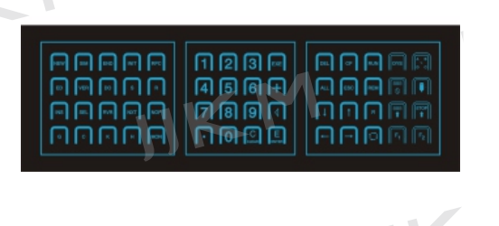 Key Pad  P1001ES Roj Keypad     KM-I175